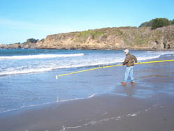 Rod samples  ocean water